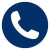 phone handset in blue circle