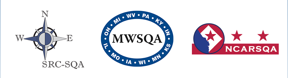 MWSQA, SRCSQA, and NCARSQA logos